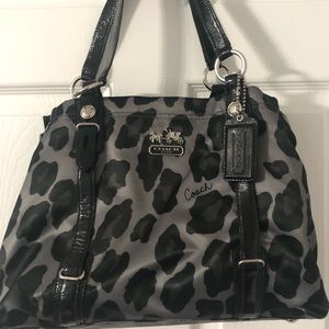 🖤COACH🖤 Mía Ocelot Leopard Tote